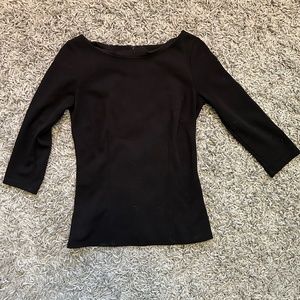 Retro Style Black Top